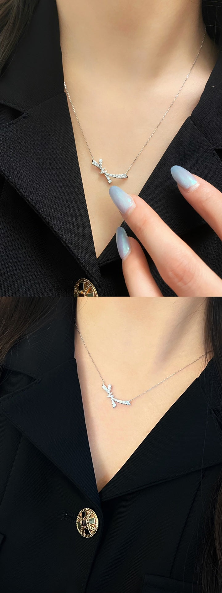 k18天然ダイヤモンド 蝶結びリボン〜Diamond knot〜